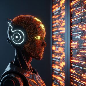 Secure AI agent looking at data MOGOPLUS